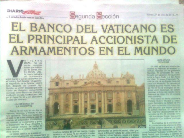 BANCO  VATICANO Y LA VENTA DE ARMAS Vaticano-armas1